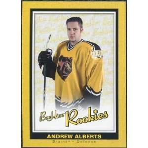  Upper Deck Beehive Rookie #143 Andrew Alberts RC: Sports Collectibles