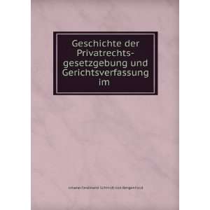   im . Johann Ferdinand Schmidt von Bergenhold Books