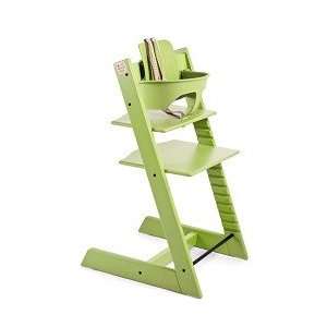  SALE Stokke Tripp Trapp Trend Highchair In Green With Baby 