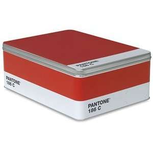  Pantone Metal Storage Boxes   Ruby Red 186 C, 4 times; 12 
