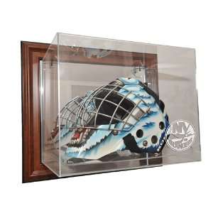  New York Islanders Full Size Goalie Mask Display Case Wall 