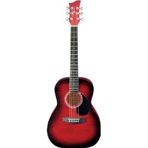  Jay Turser JJ43F 3/4 size Acoustic Guitar   Red Sunburst 