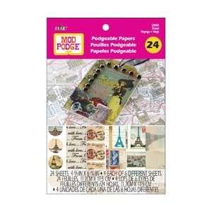  Plaid Mod Podge Flip Book Travel 24 Pages; 3 Items/Order 