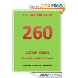 Die Ultimativen 260 Briefe an Ämter und Versicherungen (German 