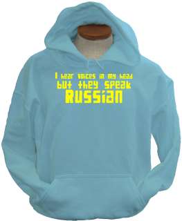 Russian Voices Funny CCCP USSR Communist New Hoodie  