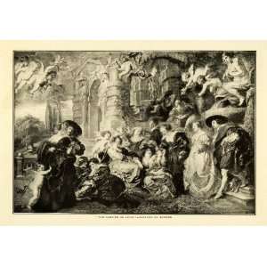   Rubens Art Flemish Baroque Painter Religious   Original Halftone Print