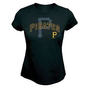  Pittsburgh Pirates Rhinestone Tee: Sports & Outdoors
