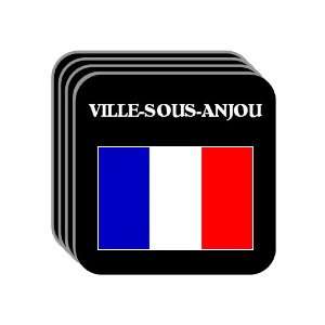  France   VILLE SOUS ANJOU Set of 4 Mini Mousepad 
