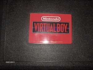 VERSION Nintendo Virtual Boy System w/4 games Virtual Fishing 