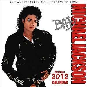   2012 Michael Jackson Square 12x12 Wall Calendar by 