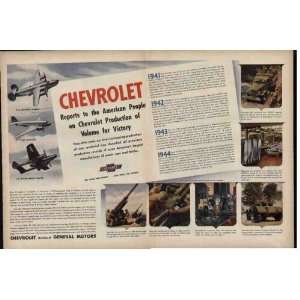   for anti aircraft and anti tank guns. ..1945 Chevrolet Ad, A2554