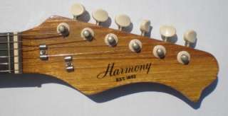 Harmony H 802 Sunburst Electric Vintage Guitar  
