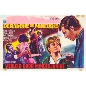  Wegen Verf hrung Minderj hriger (1960) 27 x 40 Movie 