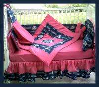 NEW baby crib bedding set m/w DALLAS COWBOYS HOT PINK  