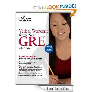 Verbal Workout for the New GRE, 4th Edition (Graduate School Test 