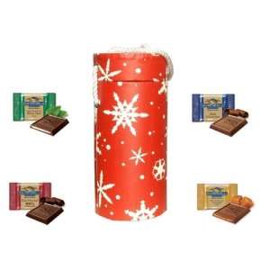 Ghirardelli Snowflake Holiday Gift Box, 20 Chocolate Squares  