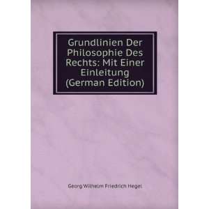   Einleitung (German Edition) Georg Wilhelm Friedrich Hegel Books