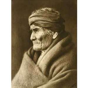  Geronimo, Apache Edward S. Curtis. 20.50 inches by 26.00 