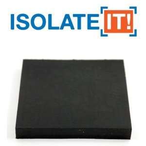   Vibration Isolation Square Pad 50 Duro (.50 Thick 4 x 4) 2 Pack