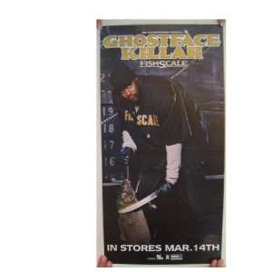  Ghostface Killah 2 Sided Poster FishScale Fish Scale 
