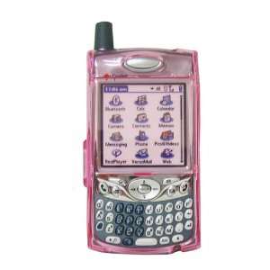  Treo 650 / 700 Clear Pink Crystal Case   Includes TWO 