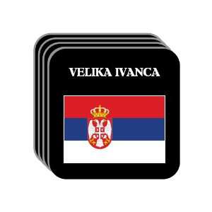  Serbia   VELIKA IVANCA Set of 4 Mini Mousepad Coasters 