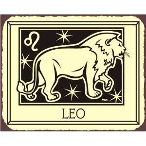  Leo Zodiac Astrology Vintage Metal Art Retro Tin Sign 