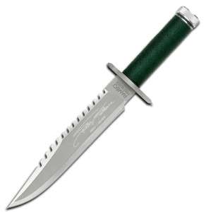 RAMBO FIRST BLOOD SYLVESTER STALLONE SIGNATURE KNIFE  