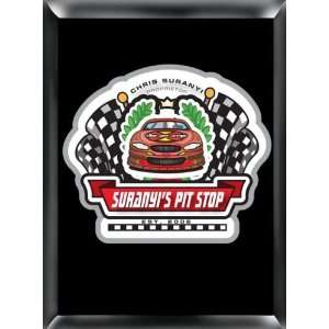    Personalized Pub Sign with Racing Pit Stop Theme