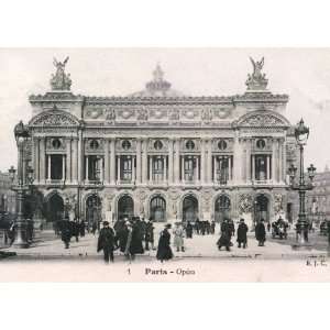 Opera, Paris, France Vintage Reproduction Poster