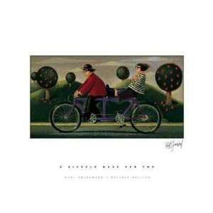    Paul Greenwood   Bicycle Made For Two Canvas