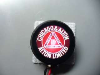 CHICAGO & ALTON Drumhead 4 Lionel K Line Passenger Cars  