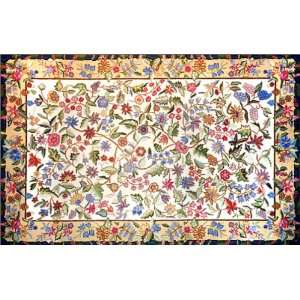   KAS Rugs COL1789 Colonial Ivory Gold Tapestry Area Rug