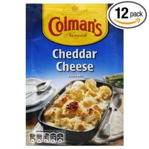 Colmans Cheddar Cheese Sauce Mix, 1.4 Ounce (Pack of 12)  