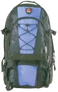NEW 24 inch 2800 Cu In Hiking Camping Backpack   BLUE  