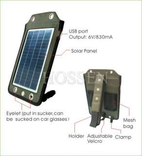 4600mAh Car Solar Charger Emergency Battery Panel for Motorola Nokia 