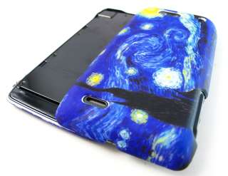 STARRY NIGHT HARD SHELL SNAP ON CASE COVER MOTOROLA DROID 4 PHONE 