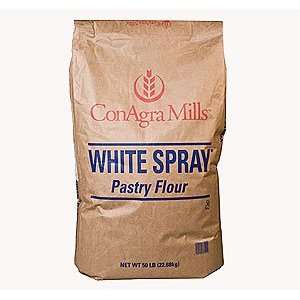 Conagra White Spray Pastry Flour 50lb  Grocery & Gourmet 