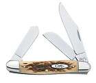 Case Cutlery Amber Knife 6254 Stainless Steel Trapper 021205001647 