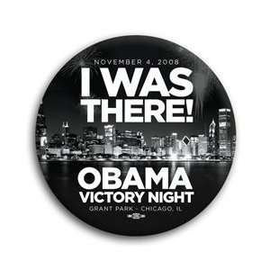   There Obama Victory Night Button   3 campaign pin pinbacks buttons