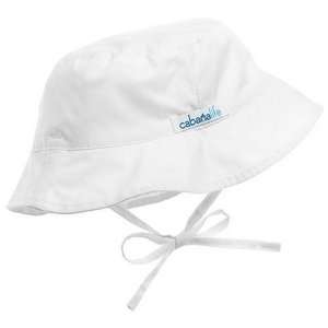  UV Protective Reversible Hat   White/White Baby