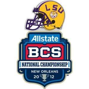  LSU Tigers 2012 BCS National Champ Helmet Pin