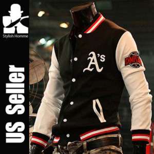 BLACK FRIDAY] Stylish College Varsity Baseball Jacket A (XS~XL 