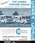 1987 Kentron Royal Coach Bus Van RV Motorhome Brochure  