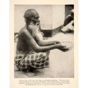  1933 Print India Speaks Halliburton Holy Man Self 