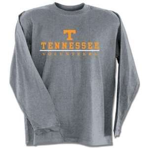  Tennessee Volunteers UT NCAA Dark Ash Long Sleeve T Shirt 