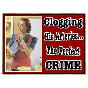  Funny Retro Gift The Perfect Crime Refrigerator Magnet 