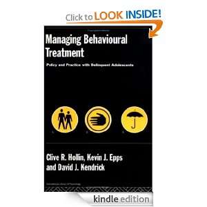 Managing Behavioural Treatment (Arguments of the Philosophers): David 