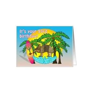  Aloha Surf 93rd Birthday Card: Toys & Games