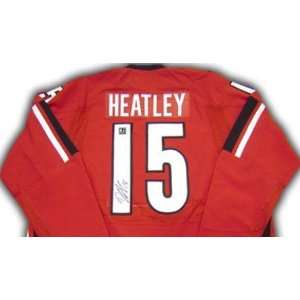  Dany Heatley Signed Jersey   (Team Canada): Sports 
